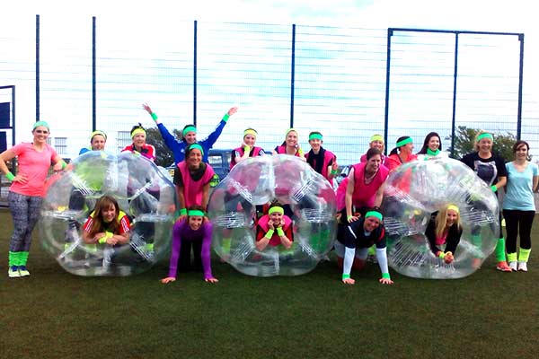 All the way from the "Kingdom" Ciara's Bubble Mayhen group. Check out all of our Hen Party Activities!
